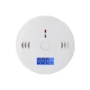 Hot 1-pack kolmonoxidlarm med LCD-display, UL2034-standard, lämplig för hemmabruk Rök- & Koloxiddetektorer