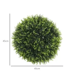 2-pack konstgjord ceder 45 cm med kruka, dekorativa växter för hem & trädgård Buskar