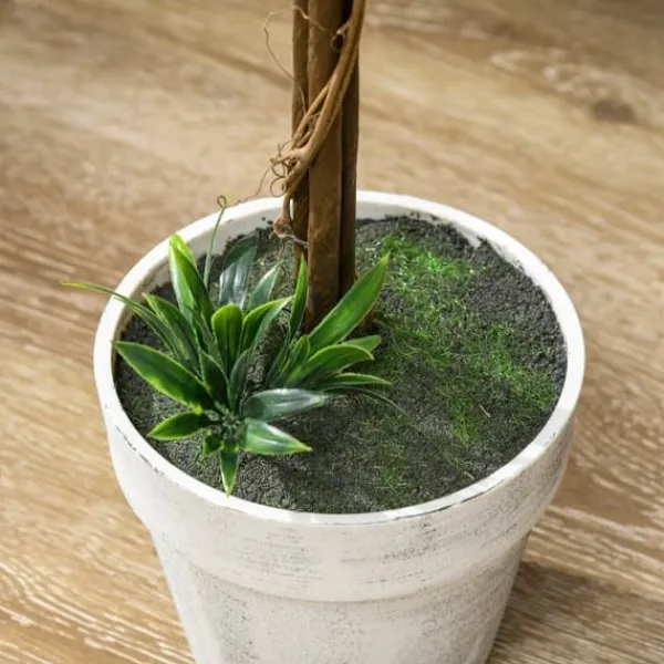 2-pack konstgjord lavendel 60 cm med kruka, realistisk konstblomma för hem & trädgård