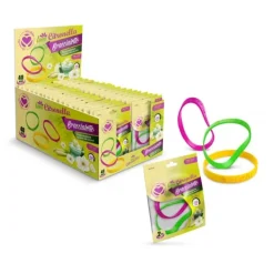 New 4-Pack Myggavvisande Armband med Citronella (2x Small, 2x Large) Insektsmedel & Djuravvisande Medel