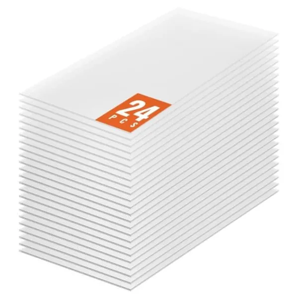 Sale 24-pack polykarbonat växthuspaneler 2' x 4' x 0,16'', hållbar takplåt, energieffektivitet, enkel installation för växthus och trädgårdsprojekt Växthus