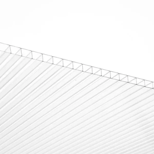 Sale 24-pack polykarbonat växthuspaneler 2' x 4' x 0,16'', hållbar takplåt, energieffektivitet, enkel installation för växthus och trädgårdsprojekt Växthus