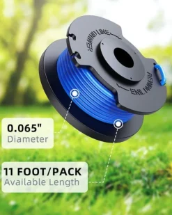 Clearance 6-Pack trimmerspolar med trimmertråd och lock RYOBI grästrimmer Trädgårdsmaskiner