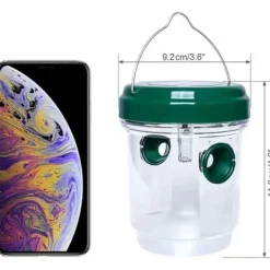 Discount 2-pack utomhus getingfällor, soldriven getingdödare med UV LED-ljus Återanvändbara insektsfällor Attr[362] Skadedjursfällor