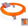Discount Pad för butancylinder - INOFIX - m88573 - Diameter 310mm - Orange färg - 68mm hög Stöd Med Hjul, Säten & Knäskydd För Trädgårdsskötsel