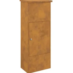 Clearance Paketbox Rostig 44,5 x 29 x 110,5 cm Väderbeständig stål Postlådor & Brevlådor