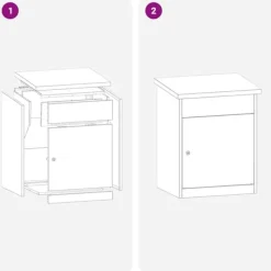 Discount Paketlåda för utomhusbruk - Säker lagring i rostfritt stål | Färg: Svart | Storlek: 44x35x59 cm Postlådor & Brevlådor