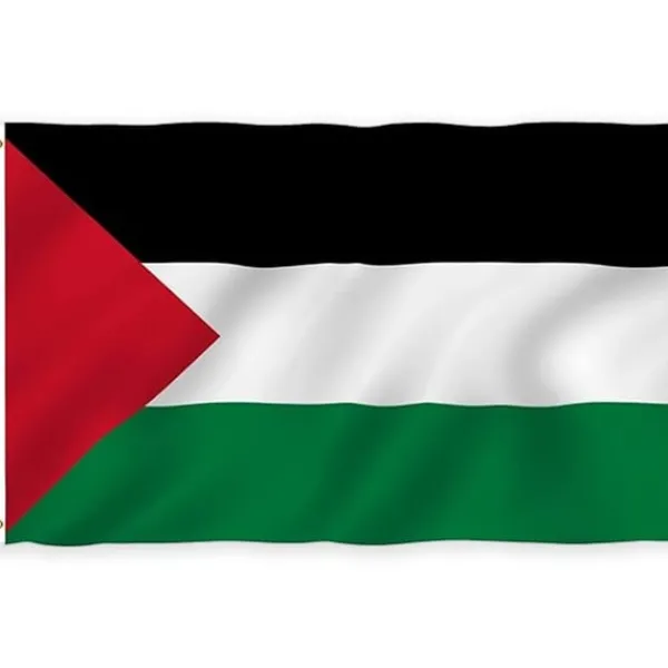 Palestina Flagga - 150 x 90 cm