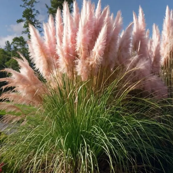 Pampasgräs - Set om 6 - Cortaderia selloana - Höjd 25-40cm - ⌀9cm
