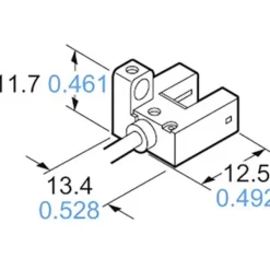 Panasonic Gaffel-fotodetektor PM-F25-P PM-F25-P F-typ ljusomkoppling, mörkomkoppling 5 - 24 V/DC 1 st