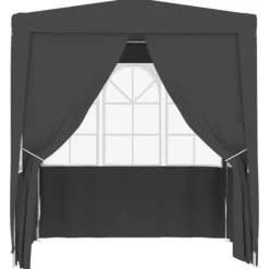 New Partytält & paviljoner - Living Professionellt partytält med väggar 2x2 m antracit 90 g/m² Tält & Lusthus