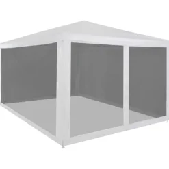 Discount Partytält & paviljoner - Living Partytält med 4 sidoväggar i nät 4x3 m Tält & Lusthus