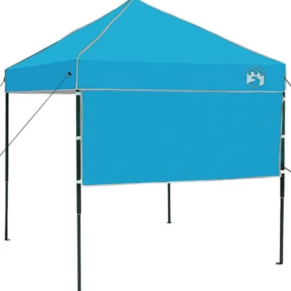 Partytält - Vindskyddat utomhustält för fester | Färg: Blå | Storlek: 200x200 cm
