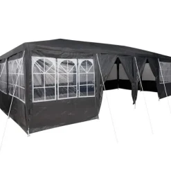 vidaXL Partytält Antracit och vitt 800 x 400 x 266 cm