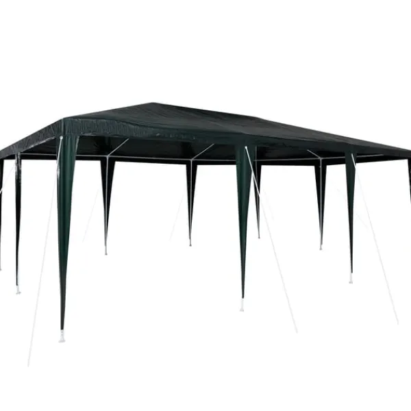vidaXL Partytält Grön 600 x 400 x 266 cm Polyeten och Stål
