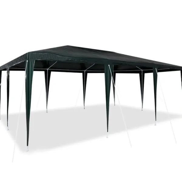 vidaXL Partytält Grön 600 x 400 x 266 cm Polyeten och Stål