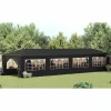 Partytält 3x12 m antracit - UV- och vattenbeständigt | Färg: Antracit | Storlek: 3x12 m