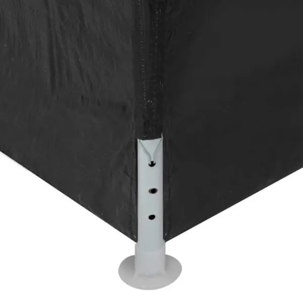 Partytält 3x12 m antracit - UV- och vattenbeständigt | Färg: Antracit | Storlek: 3x12 m