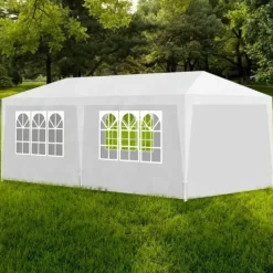 vidaXL Partytält 3x6 m vit