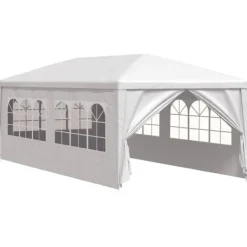 vidaXL Partytält 3x6 m vit