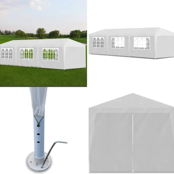 Sale Partytält 3x9 m vit - Partytält - Festtält - Home & Living Tält & Lusthus