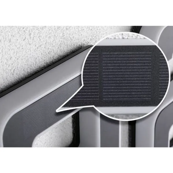 Paulmann 79842 Solcells-husnummerbelysning 0.20 W Varmvit Svart