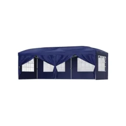 Best Pavilion Blue, 25 x 25 mm och de korsade 20 x 10 mm rören i den övre delen säkerställer att detta trädgårdstält håller länge och, med rätt skötsel, Tält & Lusthus