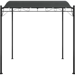 Paviljong för uteplats - Antracit 2x2,3 m | Material: 180 g/m² tyg & Stål