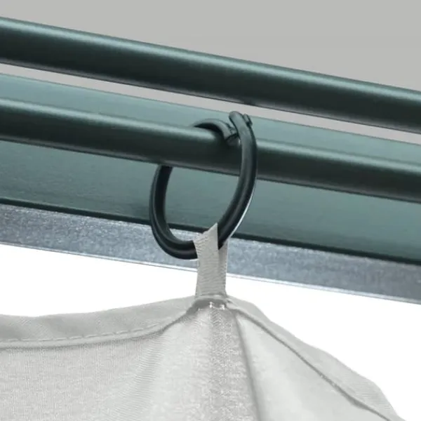 Paviljong med draperier 400 x 300 cm gräddvit aluminium - Paviljong - Paviljonger - Home & Living