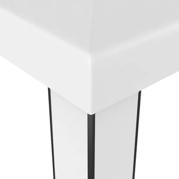 Paviljong med dubbeltak för utomhusaktiviteter | Färg: Vit | Storlek: 3x3 m Tält & Lusthus