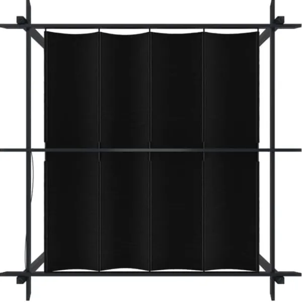 Paviljong med infällbart tak 3x3 m - Uteplatslösning | Färg: Antracit | Storlek: 3x3 m