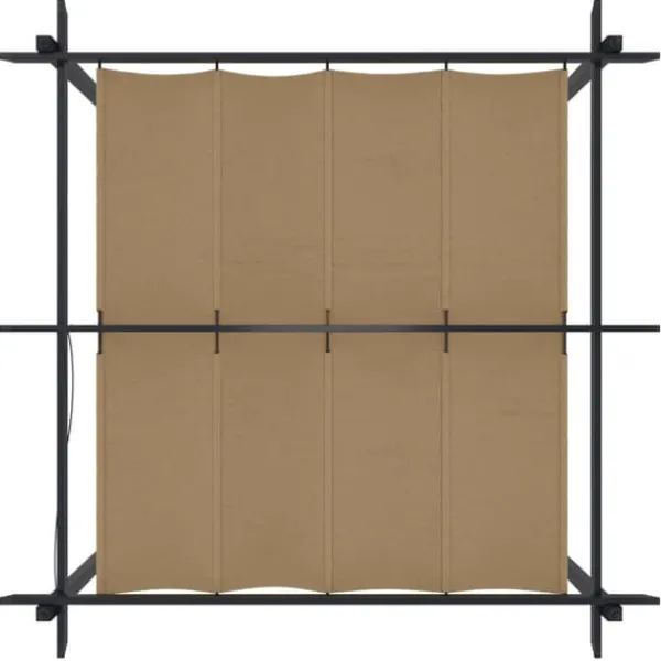 Paviljong med infällbart tak 3x3 m taupe - Paviljong - Paviljonger - Home & Living