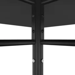 Online Paviljong med massiv stålkonstruktion för utomhusbruk | Färg: Antracit | Storlek: 384x281x270 cm Tält & Lusthus