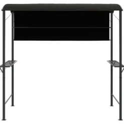 Paviljong med tak för utomhusevenemang - Robust och vattentålig | Färg: Antracit | Storlek: 220x110x200 cm