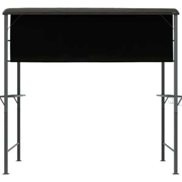 Paviljong med tak för utomhusevenemang - Robust och vattentålig | Färg: Antracit | Storlek: 220x110x200 cm