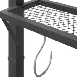 Paviljong med tak för utomhusevenemang - Robust och vattentålig | Färg: Antracit | Storlek: 220x110x200 cm