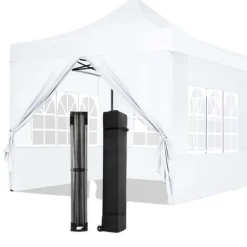 Sale Paviljong, Vattentät, Pop-Up Design,Vit Tält & Lusthus