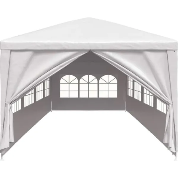 Paviljong 3x12 m vit - Partytält med sidopaneler | Färg: Vit | Storlek: 3x12 m Tält & Lusthus
