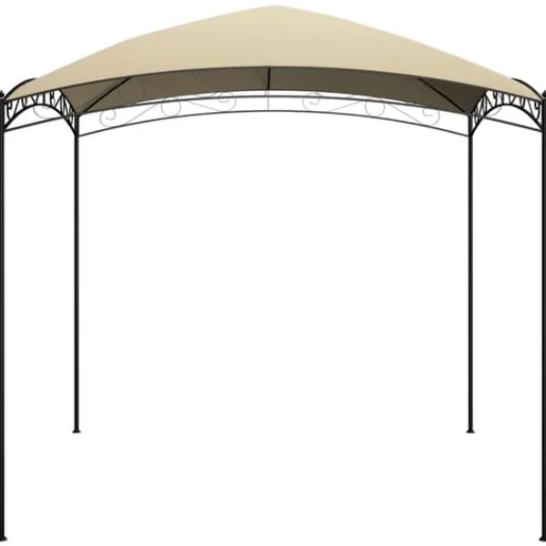 Clearance Paviljong 3x3x2,65 m gräddvit 180 g/m² Tält & Lusthus