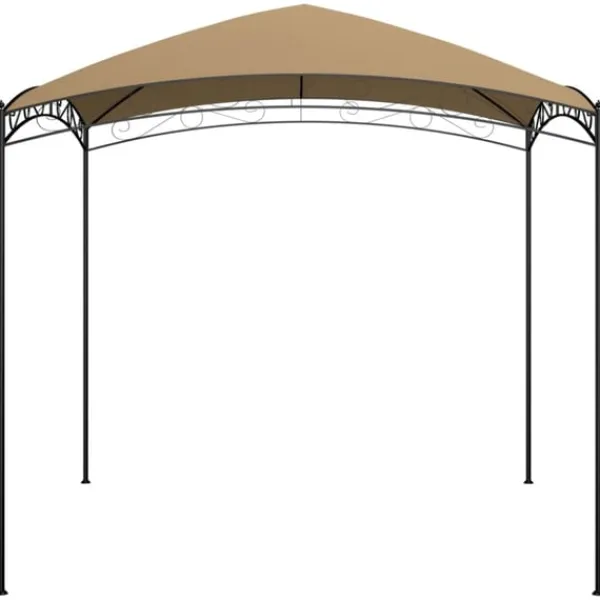 New Paviljong 3x3x2,65 m taupe 180 g/m² Tält & Lusthus