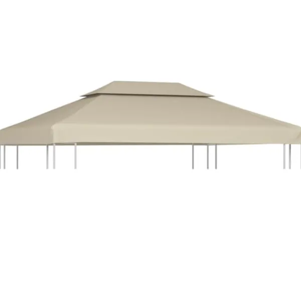 New Paviljongtak 310 g/m² vattentätt | Beige | Storlek: 3 x 4 m Tält & Lusthus