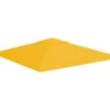 vidaXL Paviljongtak med ventilering 310 g/m² 3x3 m gul
