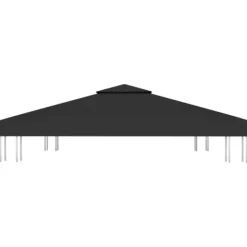 Best Paviljongtak med ventilering 310 g/m² 3x3 m svart - Paviljong - Paviljonger - Home & Living Tält & Lusthus