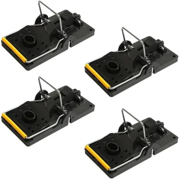 4Pcs Professional Mouse Traps Mousetrap Strong Easy Catcher Control Reusable