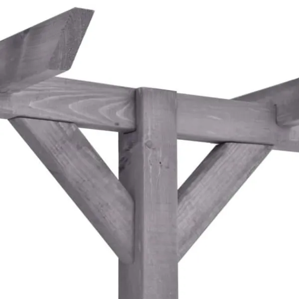 Pergola - - 400x40x205 cm - Imregnerad furu - Vädertålig - Modern design Valvbågar, Spaljéer, Bersåer & Pergolor