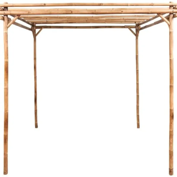 vidaXL Pergola bambu 170x170x220 cm