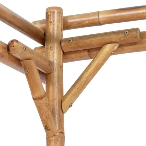 vidaXL Pergola bambu 170x170x220 cm