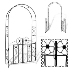 Hot Pergola med grind Valvbågar, Spaljéer, Bersåer & Pergolor