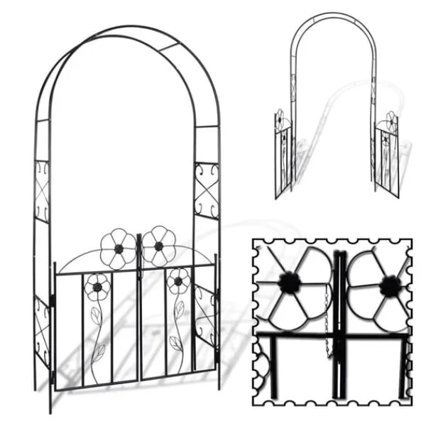 Hot Pergola med grind Valvbågar, Spaljéer, Bersåer & Pergolor