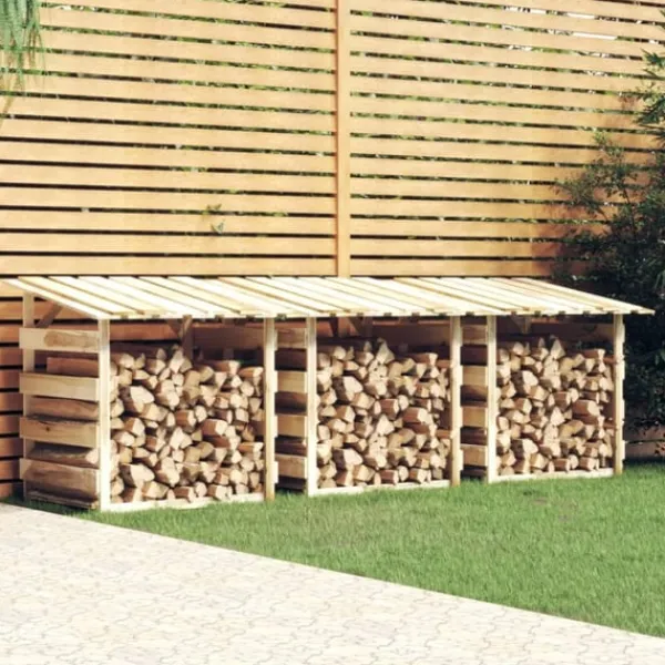 Discount Pergola med tak 3 delar 100x90x100 cm impregnerad furu Valvbågar, Spaljéer, Bersåer & Pergolor
